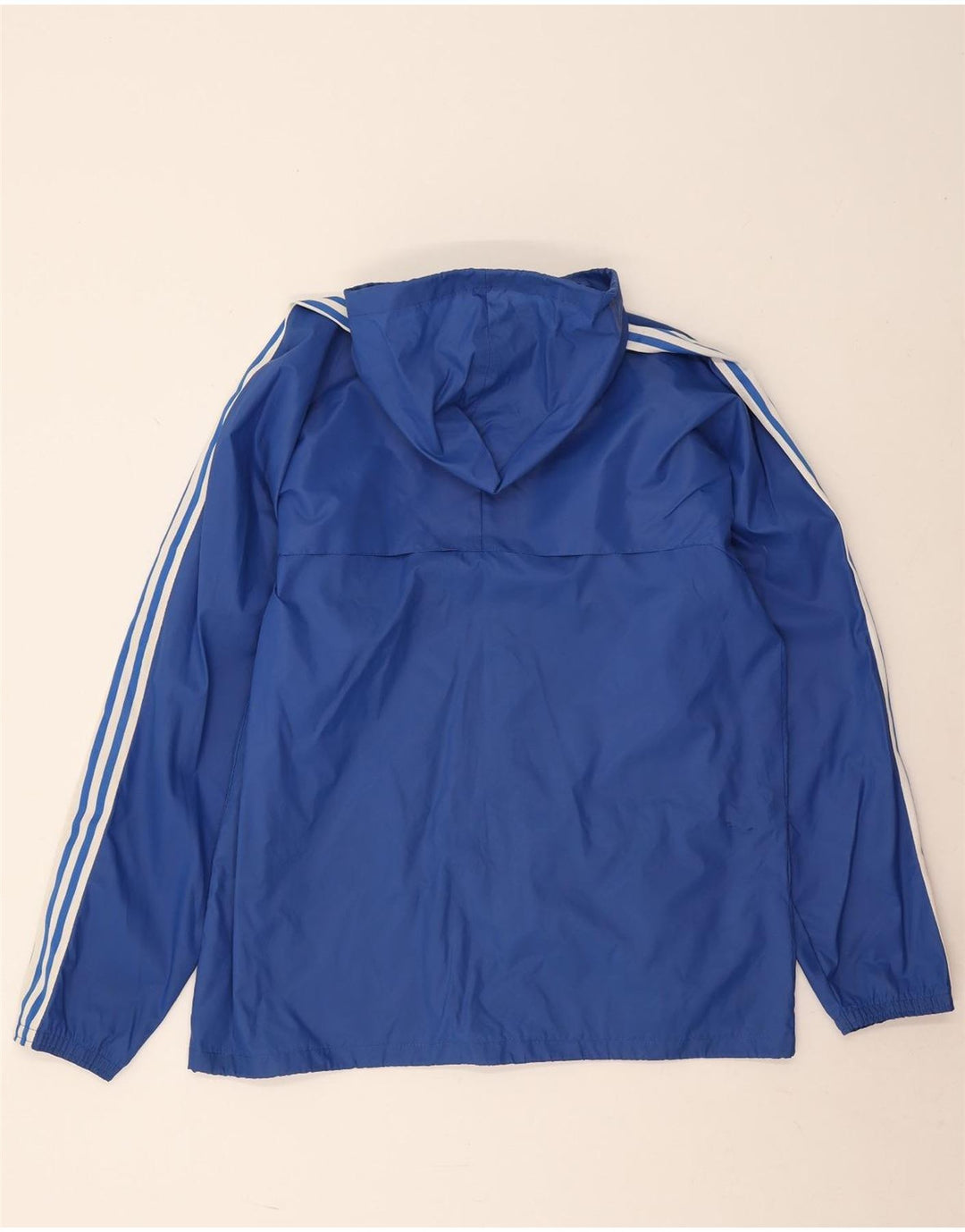 Adidas Herren-Regenjacke mit Kapuze, UK 38, mittelblau, Polyamid