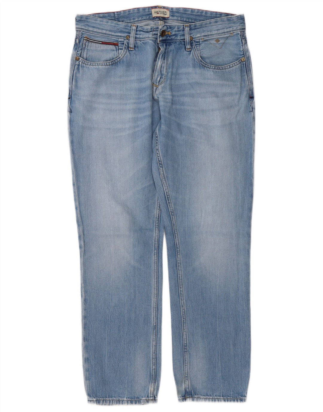 Tommy Hilfiger Herren Straight Jeans W34 L30 Blau
