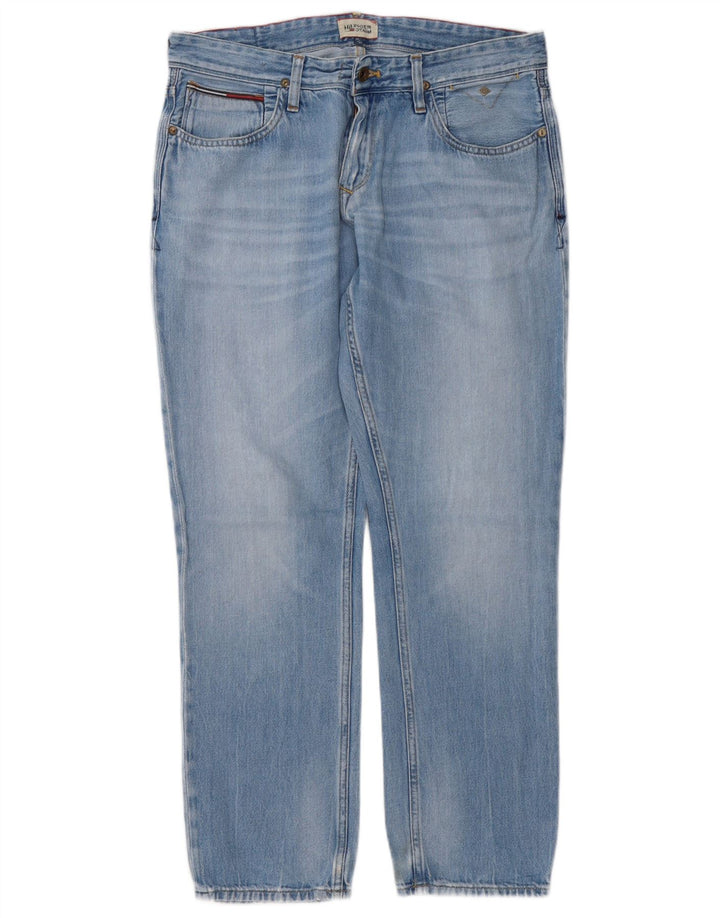 Tommy Hilfiger Herren Straight Jeans W34 L30 Blau