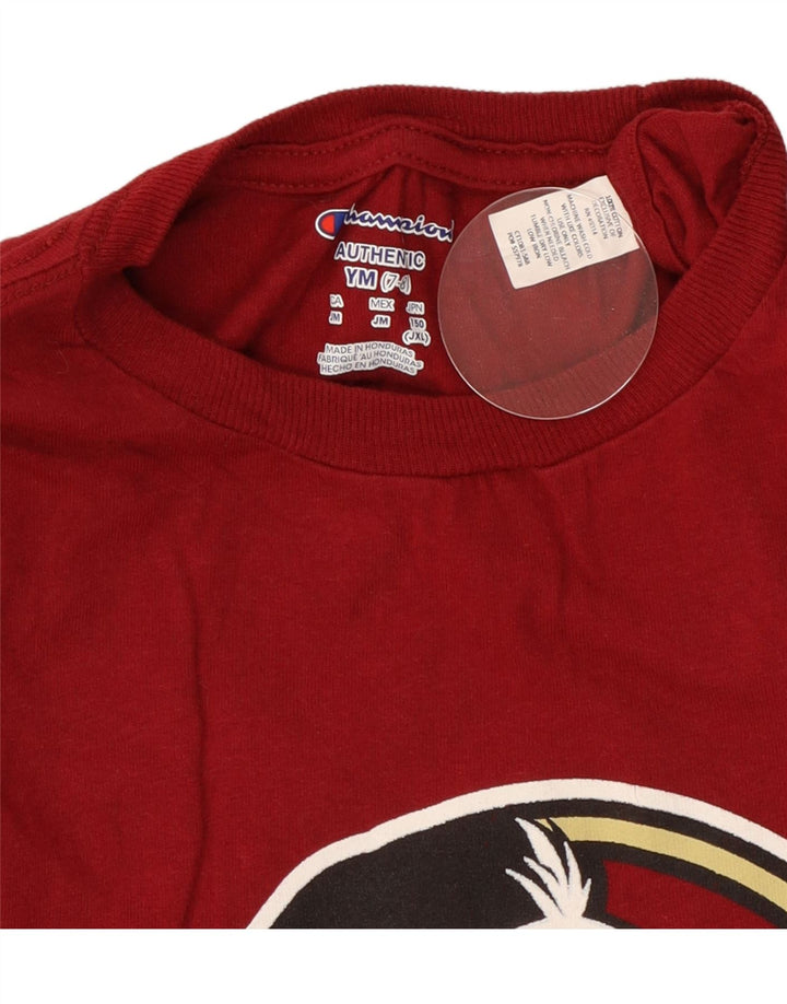 Champion T-Shirt mit Grafik für Jungen, 7–8 Jahre, Mittelrot