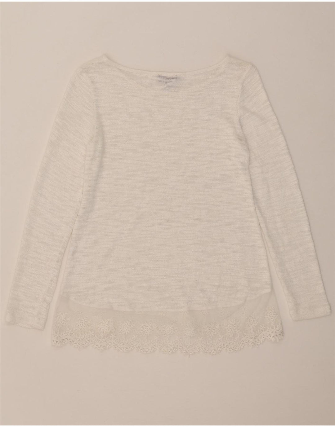 PHASE EIGHT Damen Top Langarm UK 12 Mittelweiß geblümt