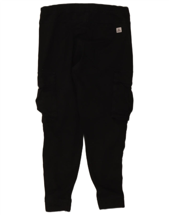 ZARA Herren Jogger Cargohose EU 40 Medium W31 L27 Schwarze Baumwolle