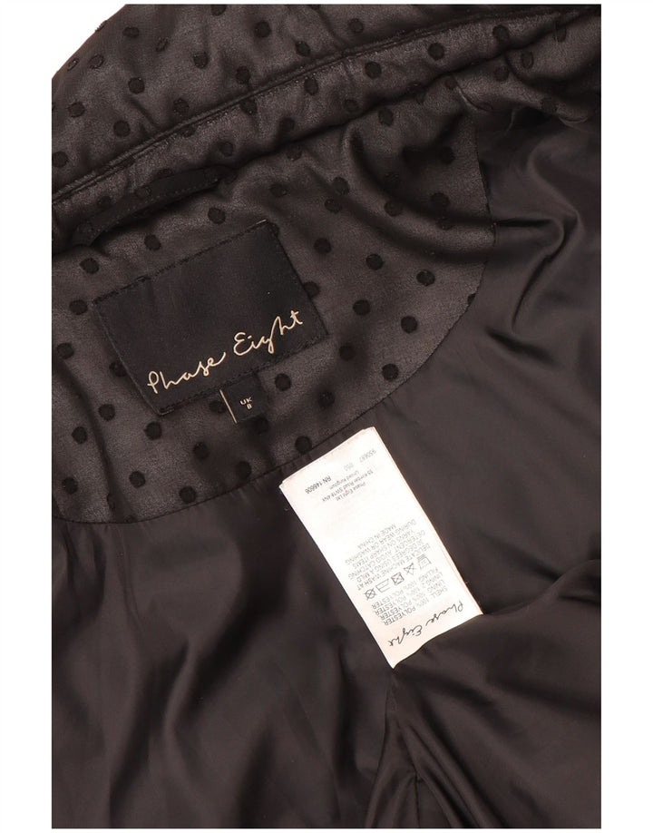 Übergroße Steppjacke für Damen von Phase Eight, Gr. 8, Größe S, Schwarz gefleckt