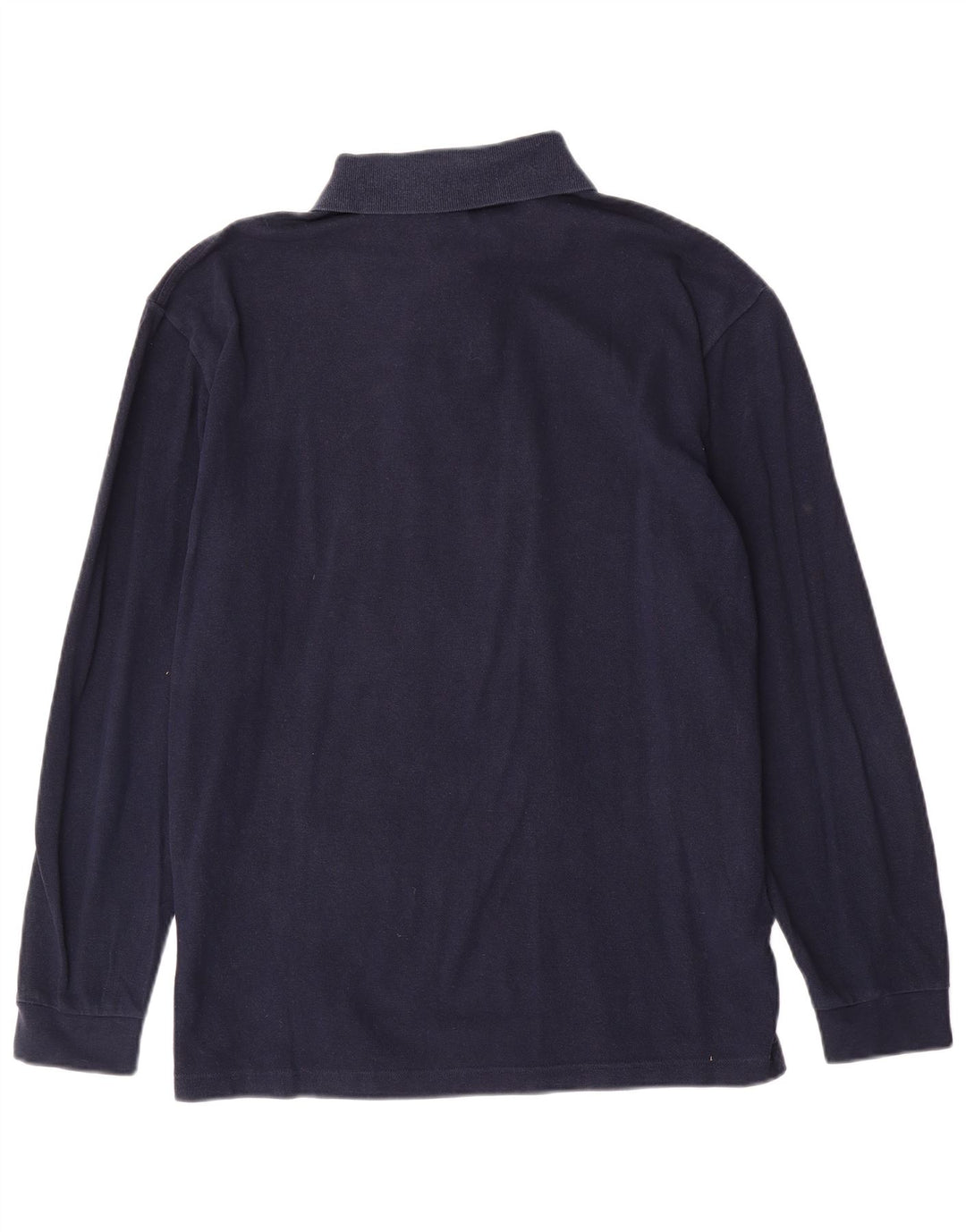 Fred Perry Herren-Langarm-Poloshirt, groß, marineblau, Baumwolle