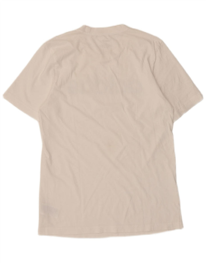 Adidas Herren Grafik T-Shirt Top Small Weiß Baumwolle