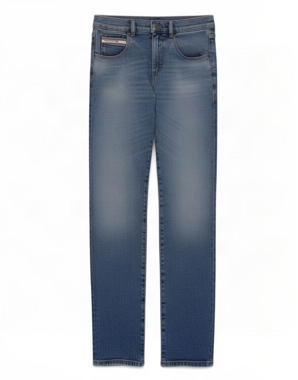 Diesel Damen Slim Jeans W33 L31 Blaue Baumwolle