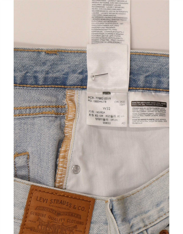 Levi's Damen Mini-Jeansrock W32 Large Blaue Baumwolle