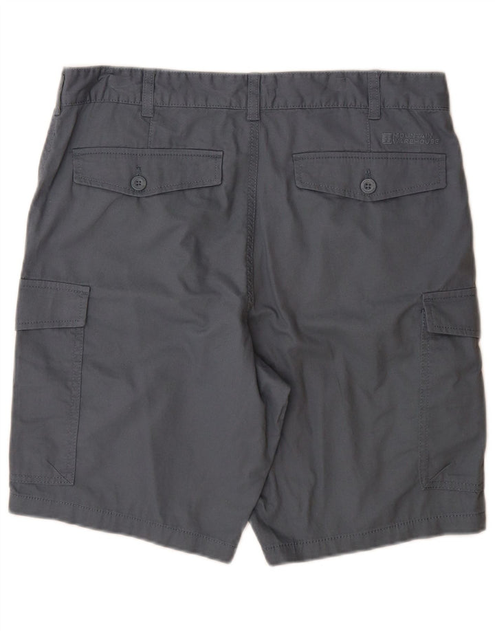 Mountain Warehouse Herren-Cargoshorts, W34, Größe L, Marineblau, Baumwolle