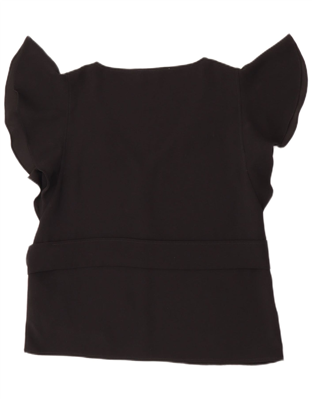 Marella Womens EMME Bluse Top UK 14 Large Schwarz Polyester