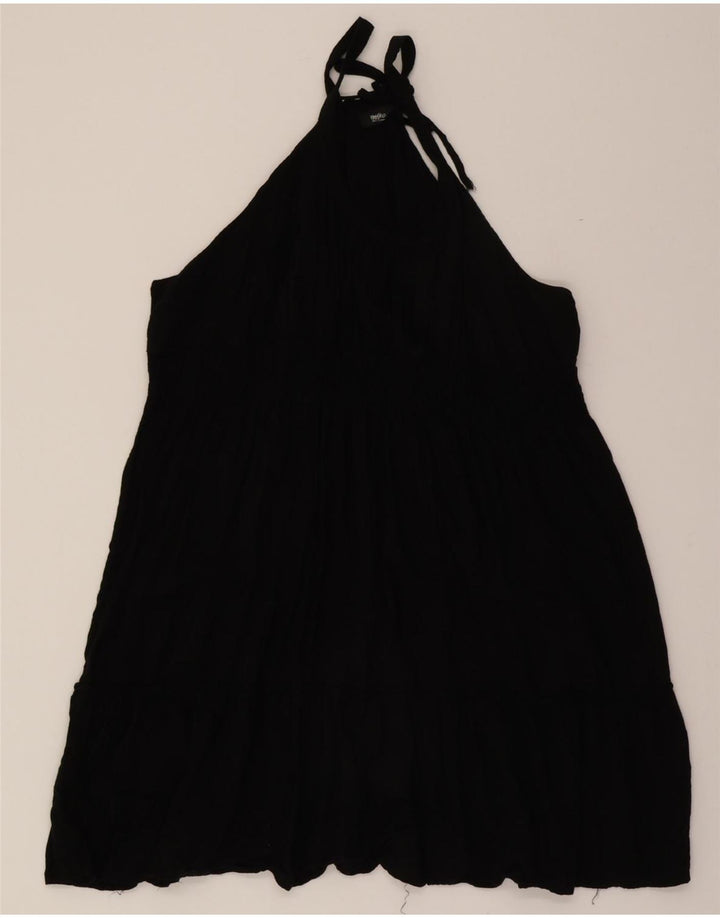 MOSSIMO Womens Halter Dress UK 20 2XL Black Vintage Mossimo and Second-Hand Mossimo from Messina Hembry 