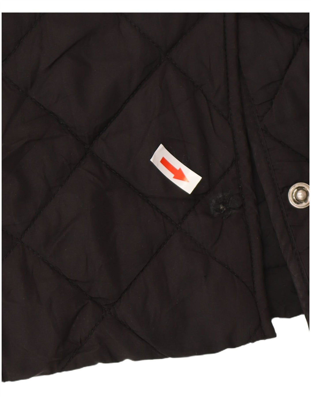 Zara Damen Steppmantel UK 16 Large Schwarz