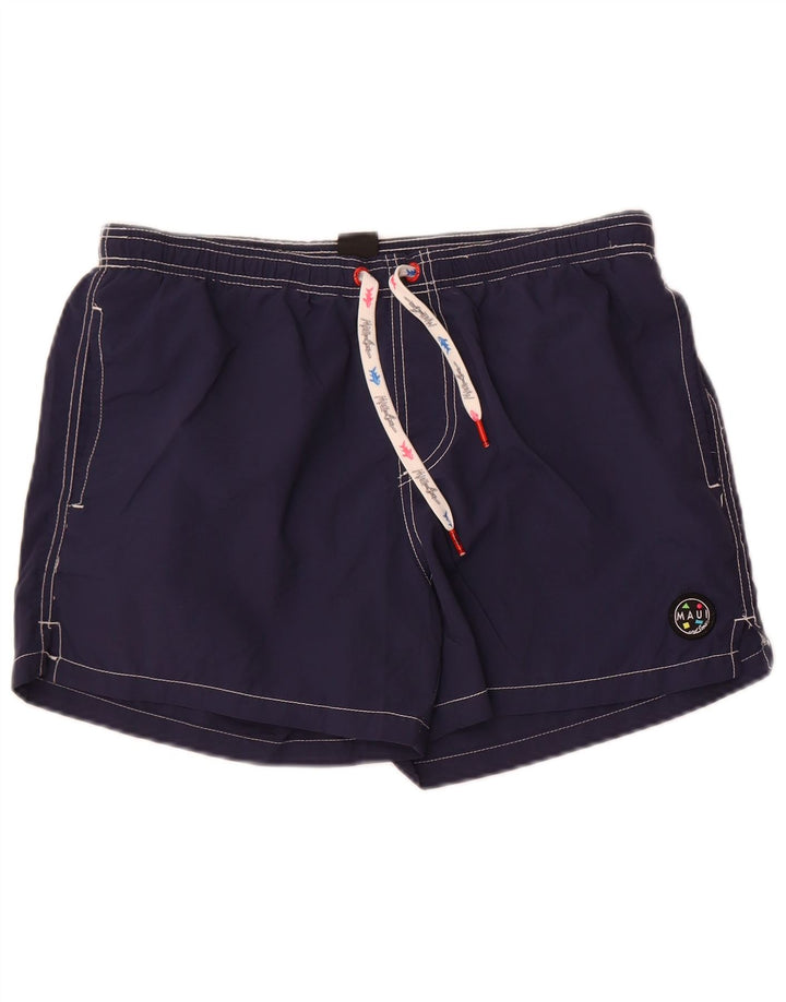 Maui and Sons Herren-Badeshorts, Größe L, Marineblau