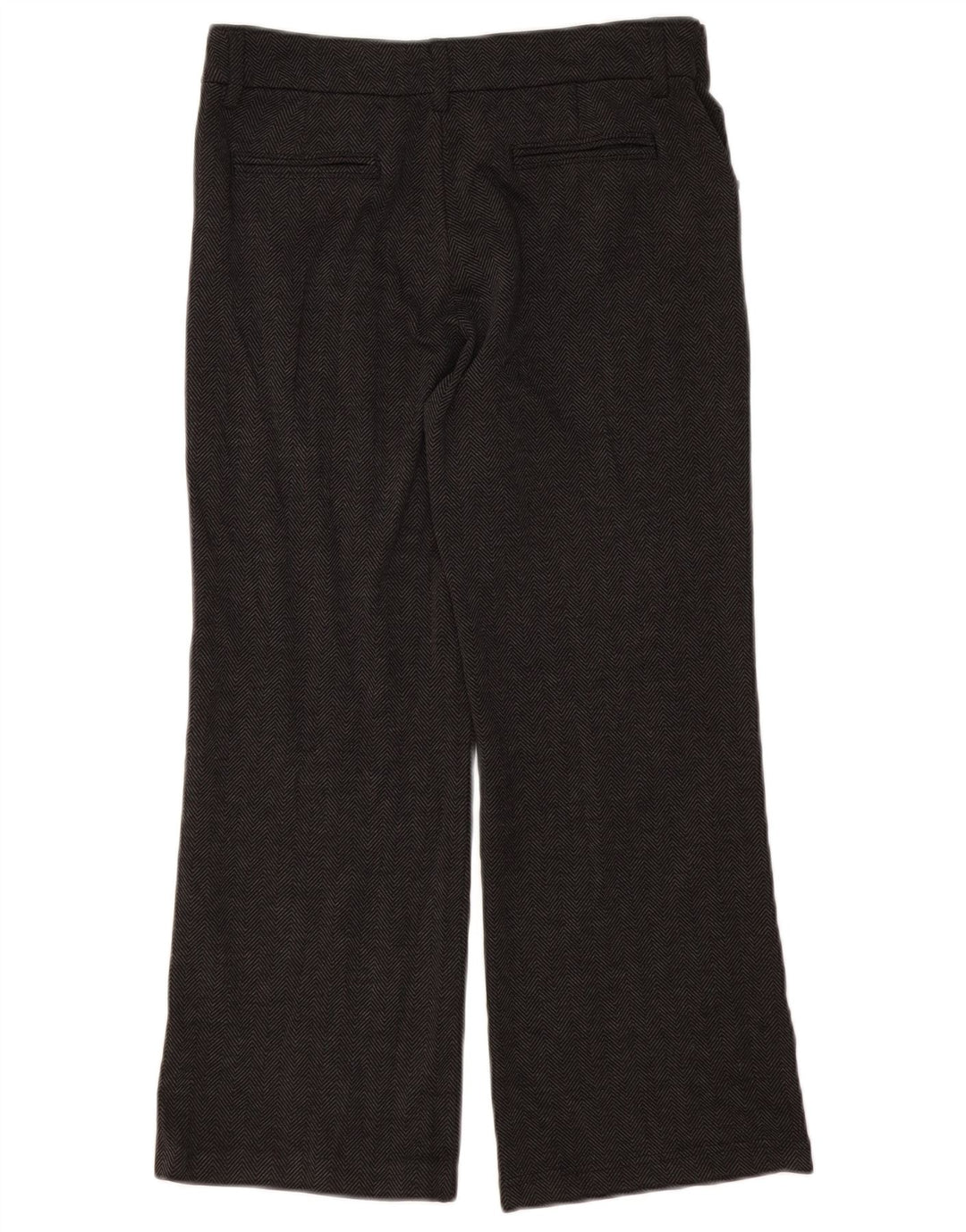 LEE Damen Riders Bootcut-Hose mit kurzem Schnitt, W32, L25, graues Fischgrätenmuster