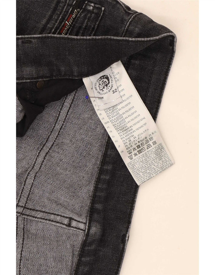 Diesel Herren Slim Jeans W32 L30 Graue Baumwolle