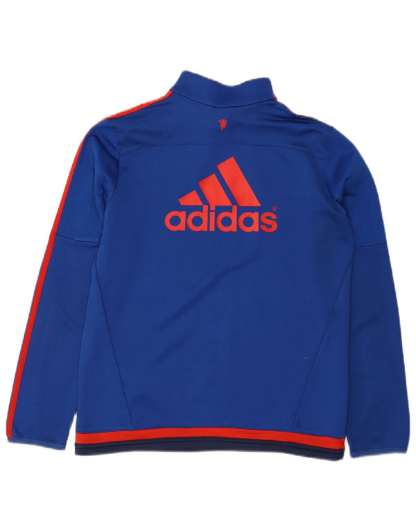 Adidas Jungen Manchester United Graphic Sweatshirt Pullover 13–14 Jahre Blau