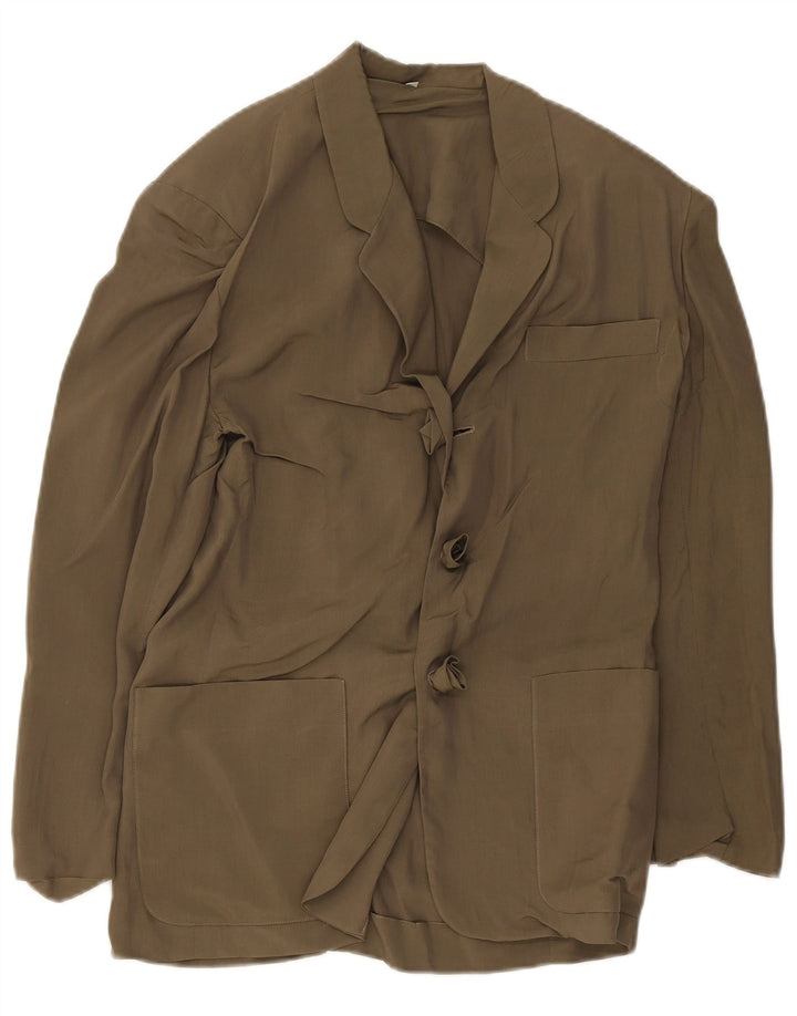 Vintage Damen Blazer Jacke EU 40 Mittelgrün