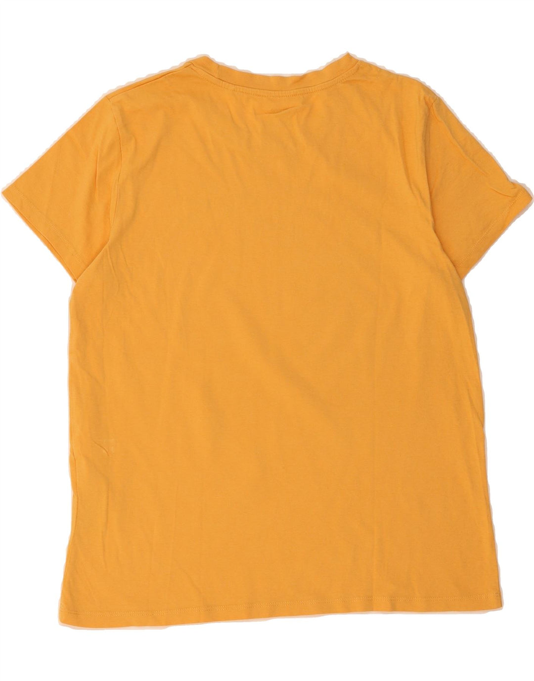 LEVI'S Womens T-Shirt Top UK 14 Medium Yellow Cotton Vintage Levi's and Second-Hand Levi's from Messina Hembry 