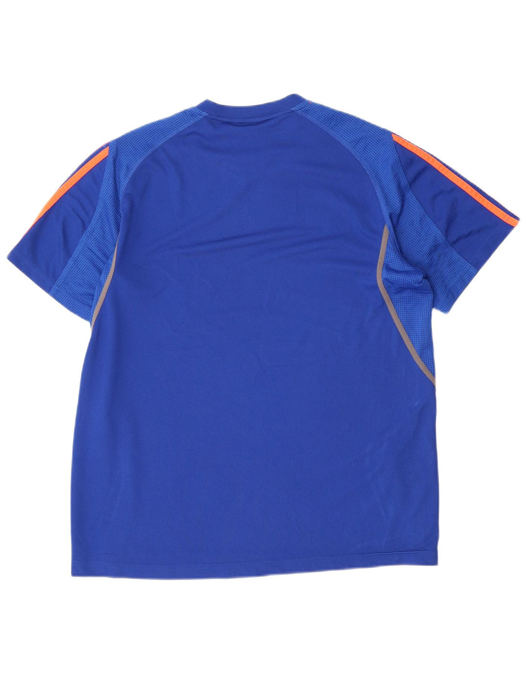 Adidas Herren T-Shirt Top Mittelblaues Polyester