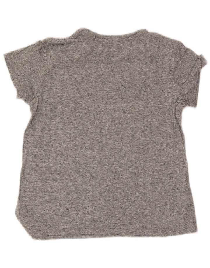 Levi's Womens Graphic T-Shirt Top UK 10 Small Grau meliert