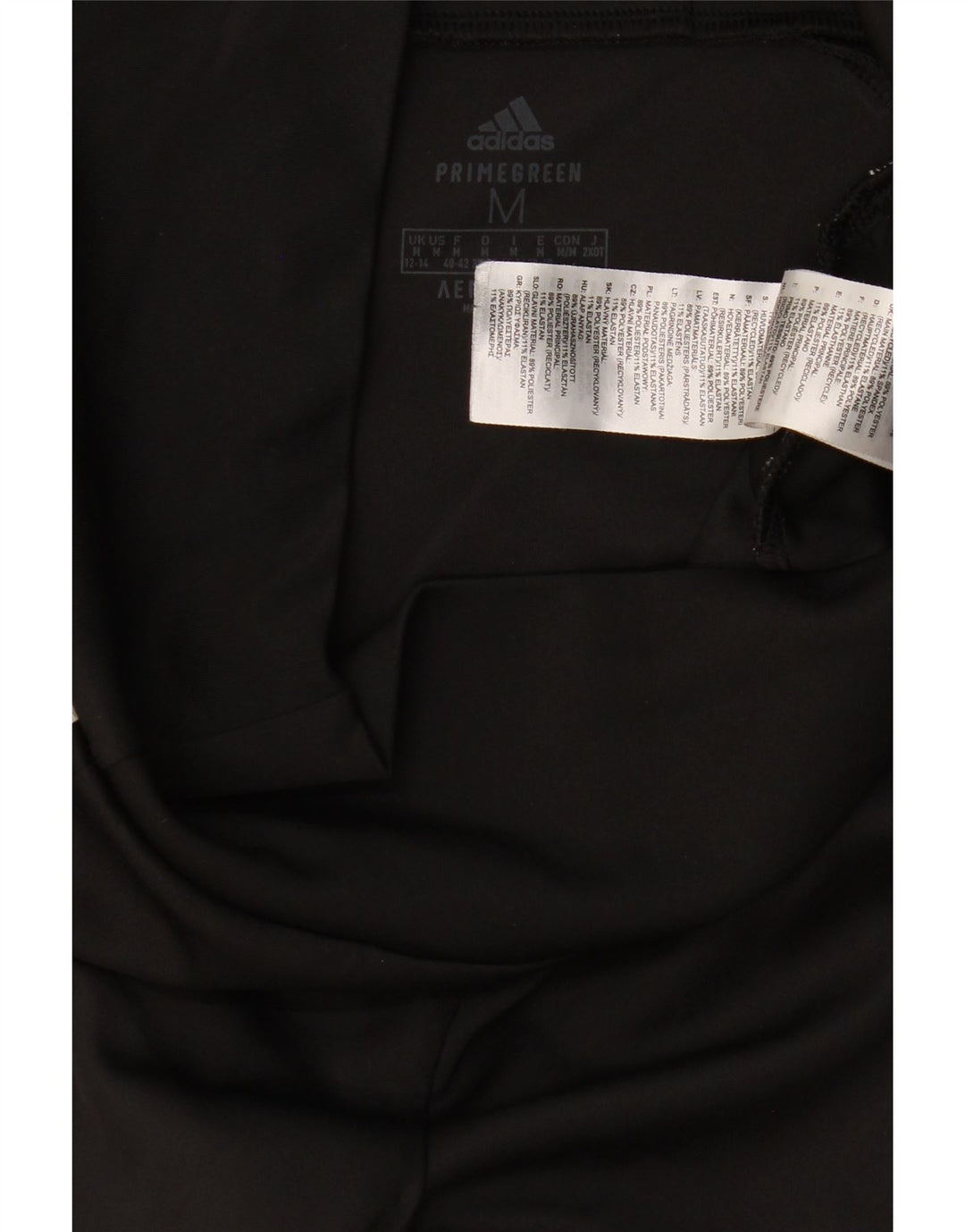 Adidas Damen Aeroready Capri Leggings UK 12/14 Medium Schwarz Polyester