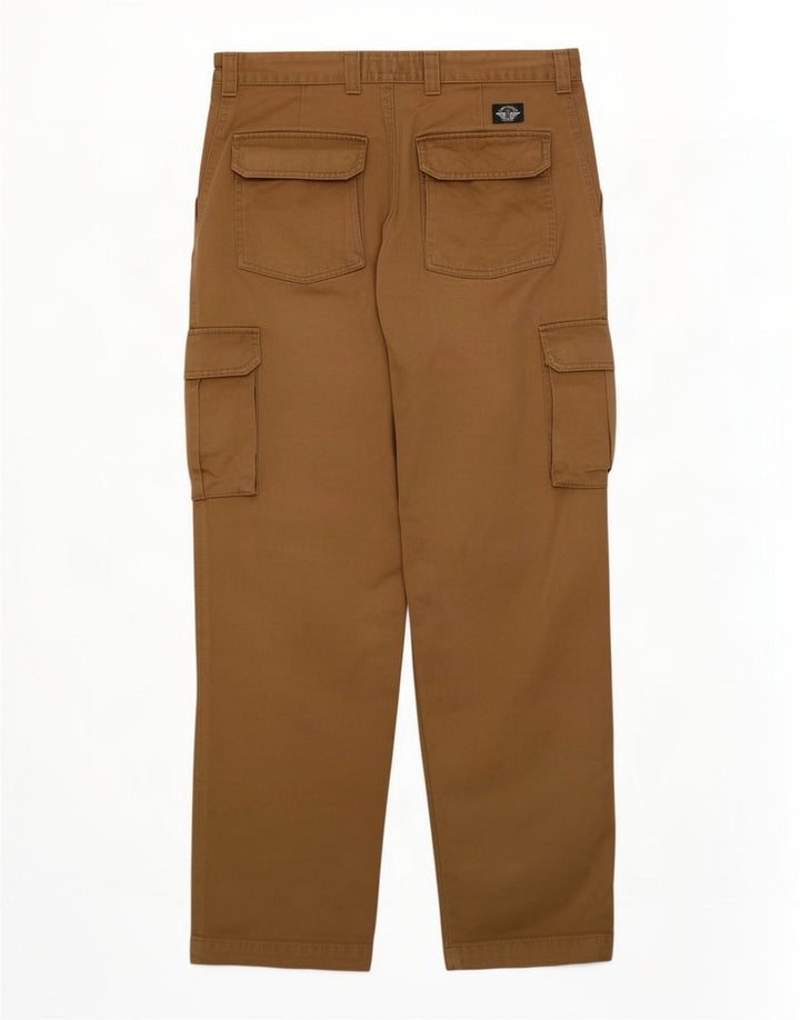 Dockers Herren gerade Cargohose W33 L32 Beige