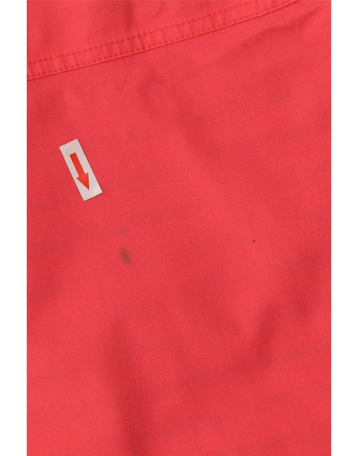 Joules Damen-Regenjacke mit Kapuze, UK 12, mittelrosa, Baumwolle