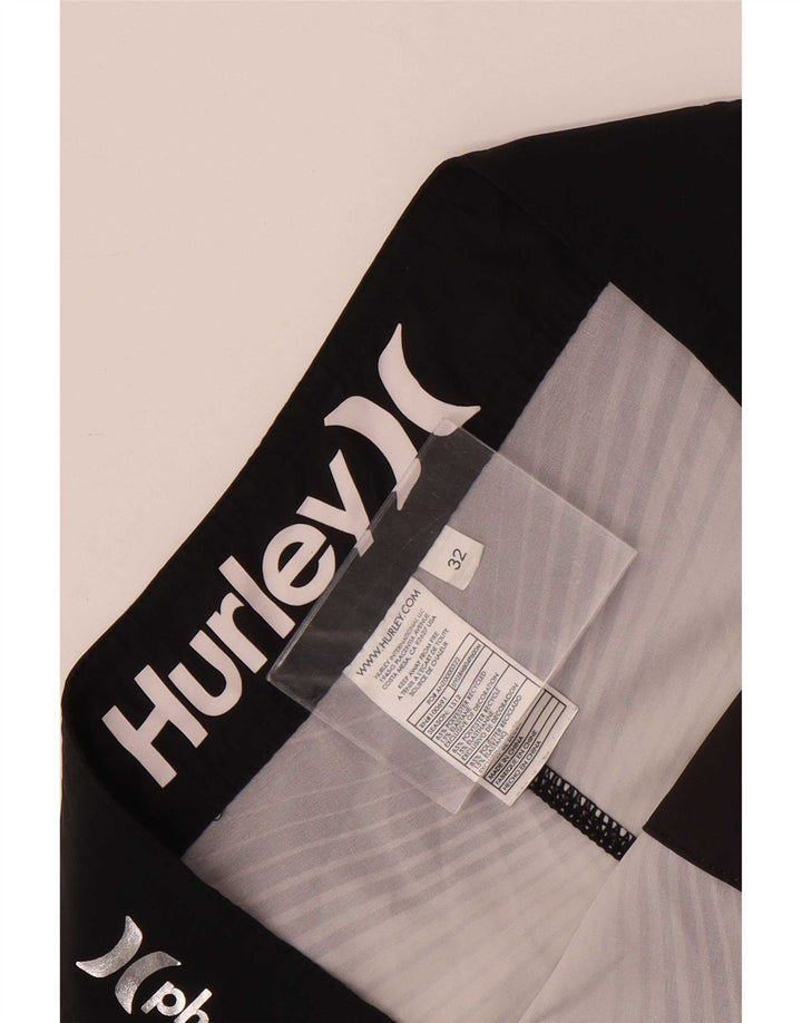 Harley Herren-Badeshorts, mittelgroß, mehrfarbig, gestreift, Polyester