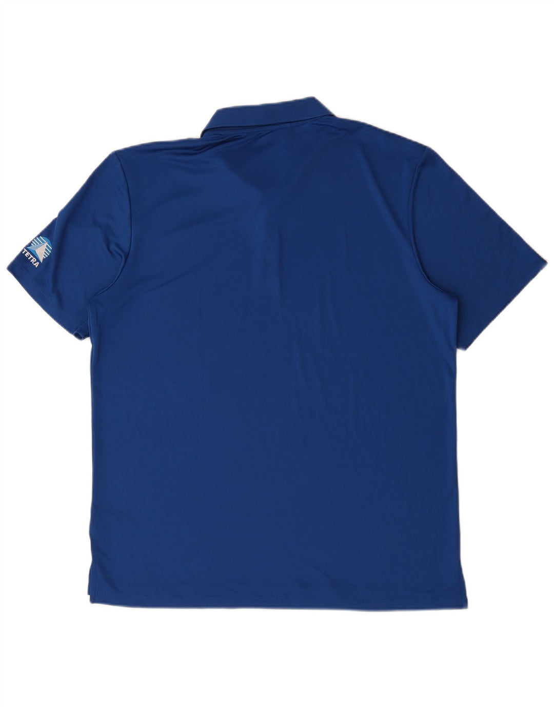 Adidas Herren-Poloshirt, groß, blau, Polyester