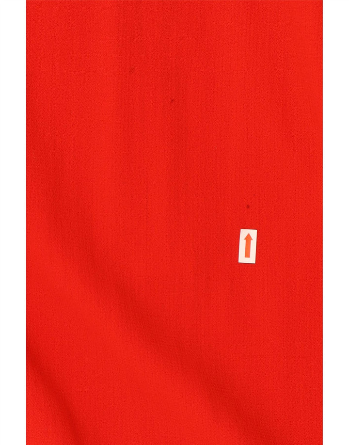 Fendi Damen Langarm-Etuikleid UK 18 XL Rote Wolle