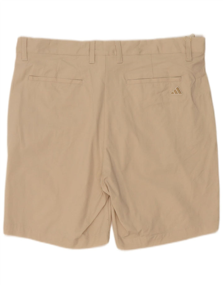 Adidas Herren Chino Shorts W34 Große Beige Baumwolle
