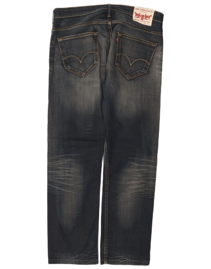 Levi's Herren 504 Straight Jeans W33 L29 Blaue Baumwolle