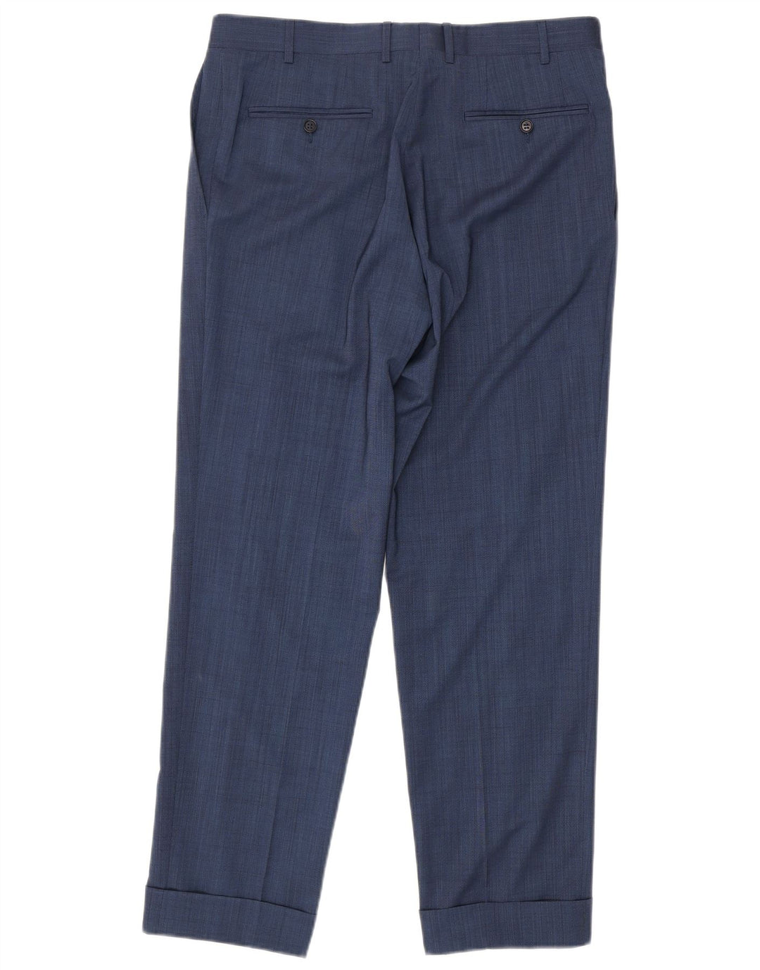 Canali Herren-Anzug mit 2 Knöpfen, 2-teilig, IT 50, Größe L, W34, L30, marineblaue Wolle