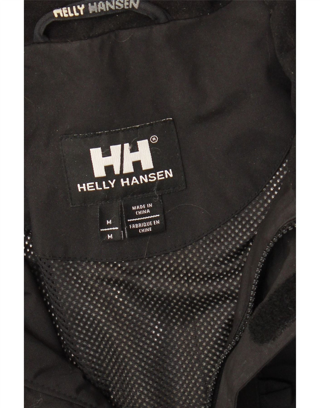 HELLY HANSEN Herren-Regenjacke mit Kapuze, UK 38, Mittelschwarzes Nylon
