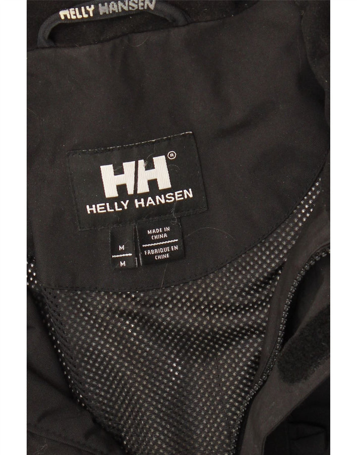 HELLY HANSEN Herren-Regenjacke mit Kapuze, UK 38, Mittelschwarzes Nylon