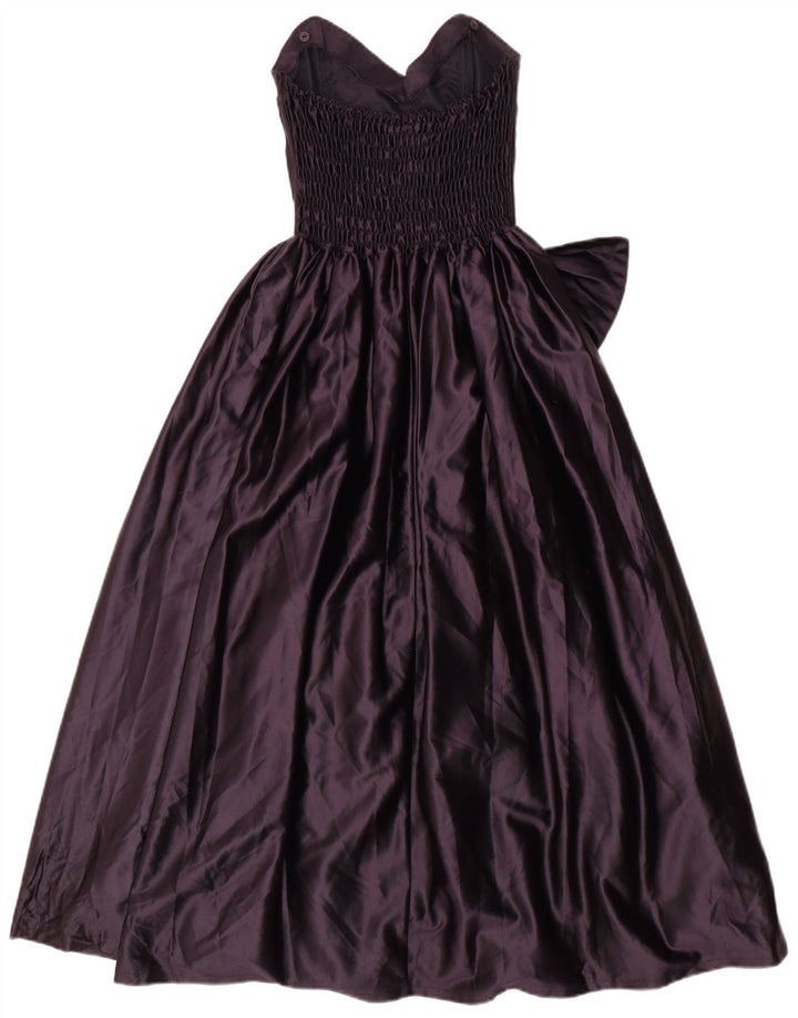 C & A Damen Trägerloses Prinzessinnenkleid EU 34 XS Lila Triacetat