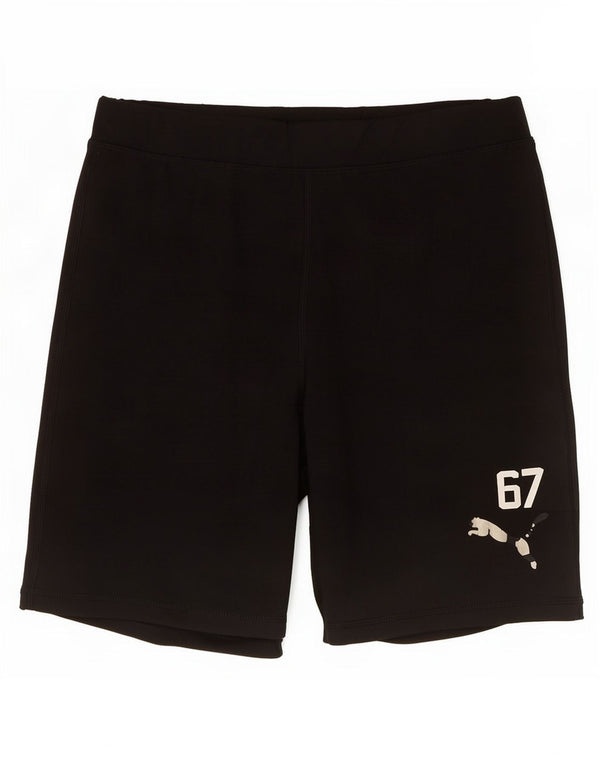 Puma Womens Dri Fit Sport Shorts UK 14 Large Black Polyester