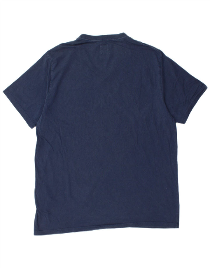 LEVI'S Herren Standard T-Shirt Top Large Marineblau Baumwolle