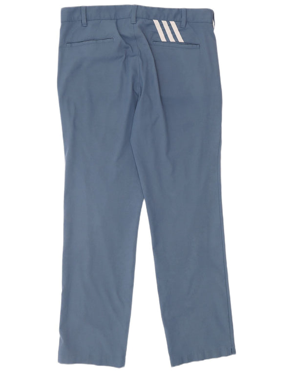 Adidas Herren Regular Fit Chino Hose W34 L32 Marineblau Polyester Sport