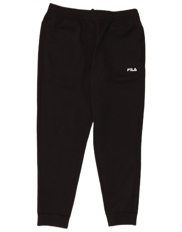 FILA Herren-Trainingshose, Jogginghose, Größe L, Schwarz, Polyester