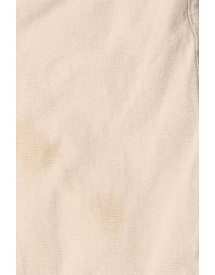 Marks & Spencer Herren Jeansshorts W32 Mittelweiße Baumwolle