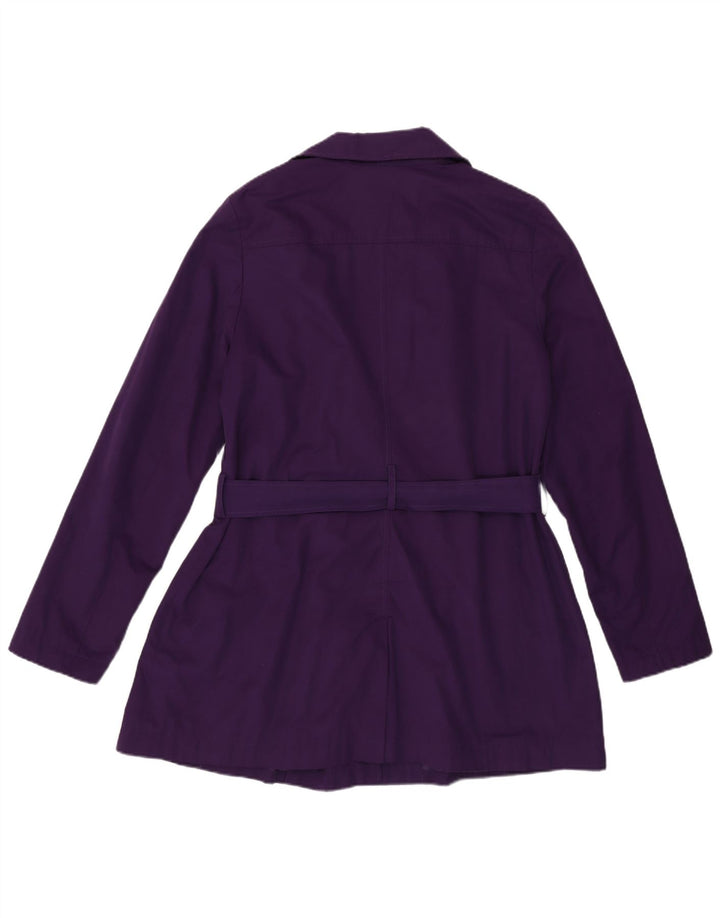 Hobbs Damen Trenchcoat UK 12 Mittellila Polyester