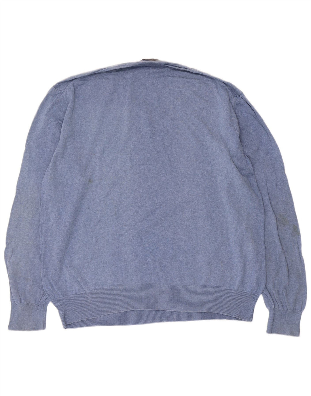 Marlboro Classics Herren-Pullover mit V-Ausschnitt, 2XL, Blau