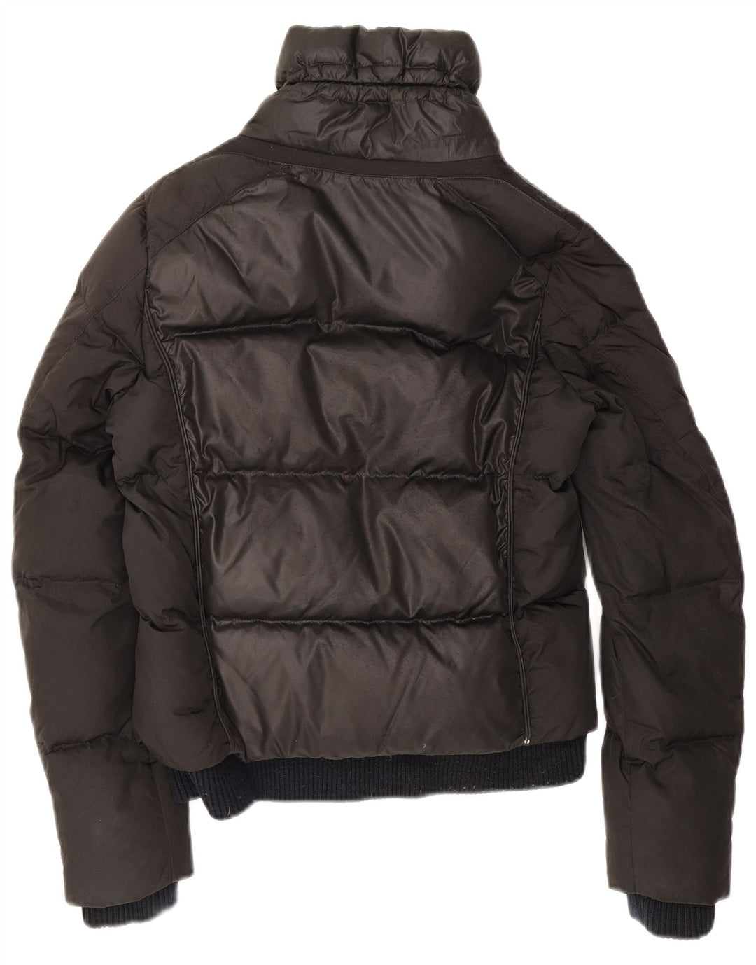 Geox Damen Wattierte Jacke UK 8 Small Schwarz Polyester