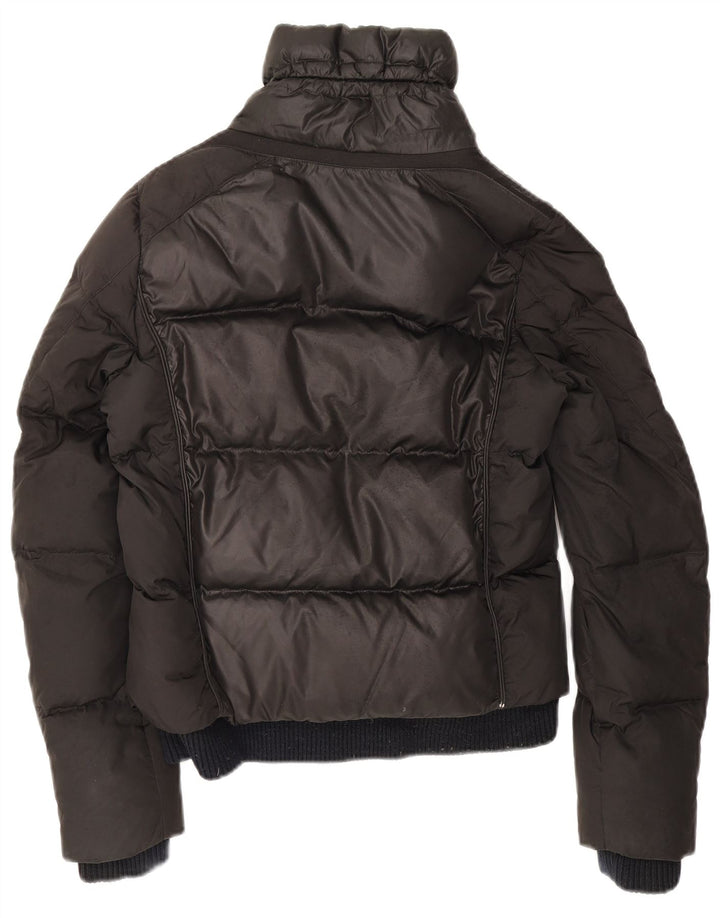 Geox Damen Wattierte Jacke UK 8 Small Schwarz Polyester