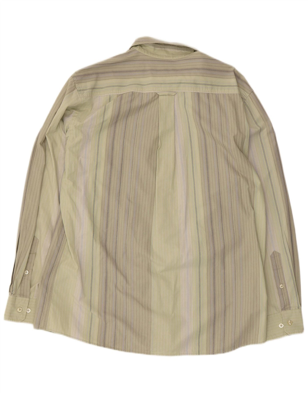 Camel Active Herren-Hemd, groß, grün gestreift, Baumwolle