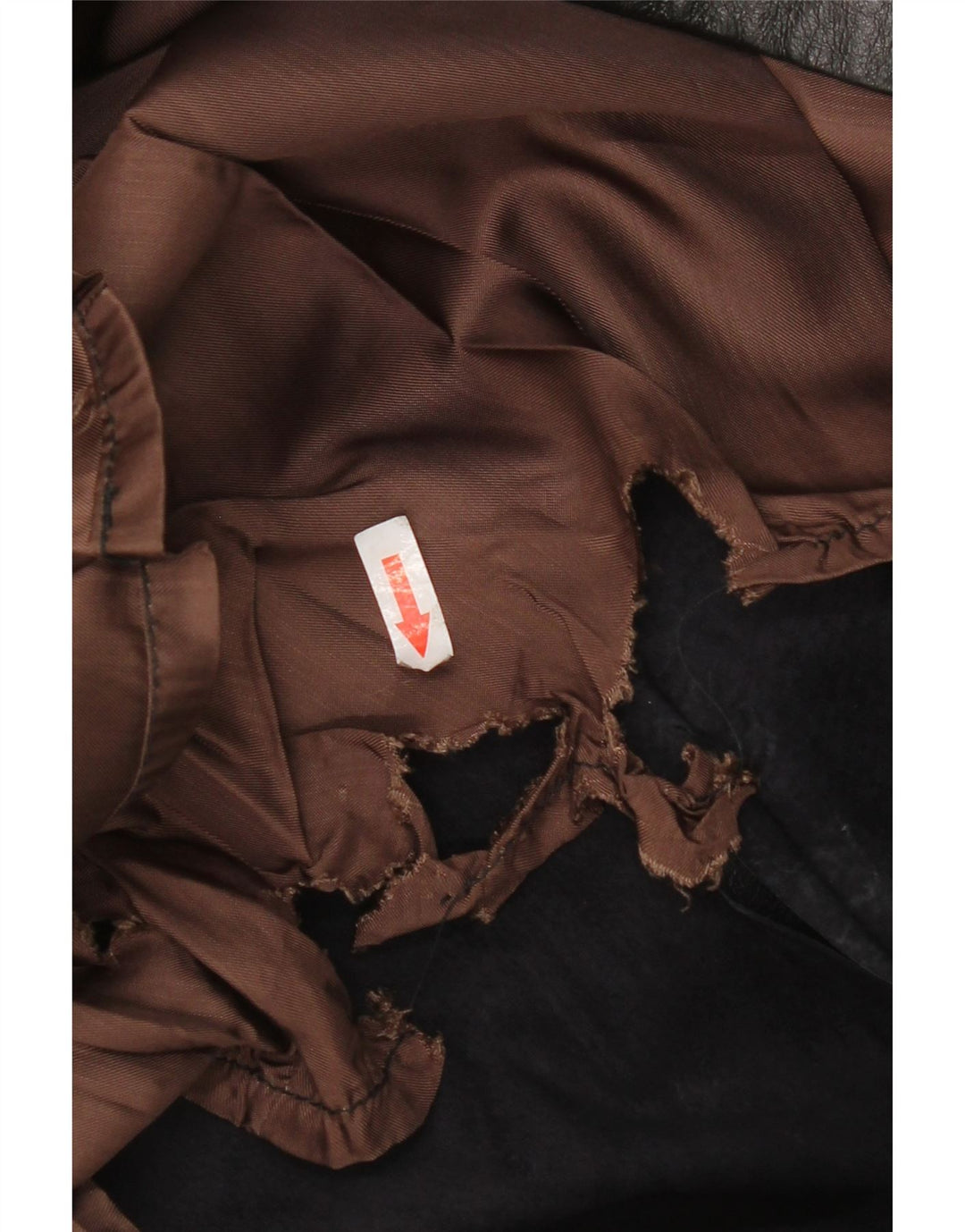 Vintage Damen Lederrock IT 52 2XL W32 Schwarz