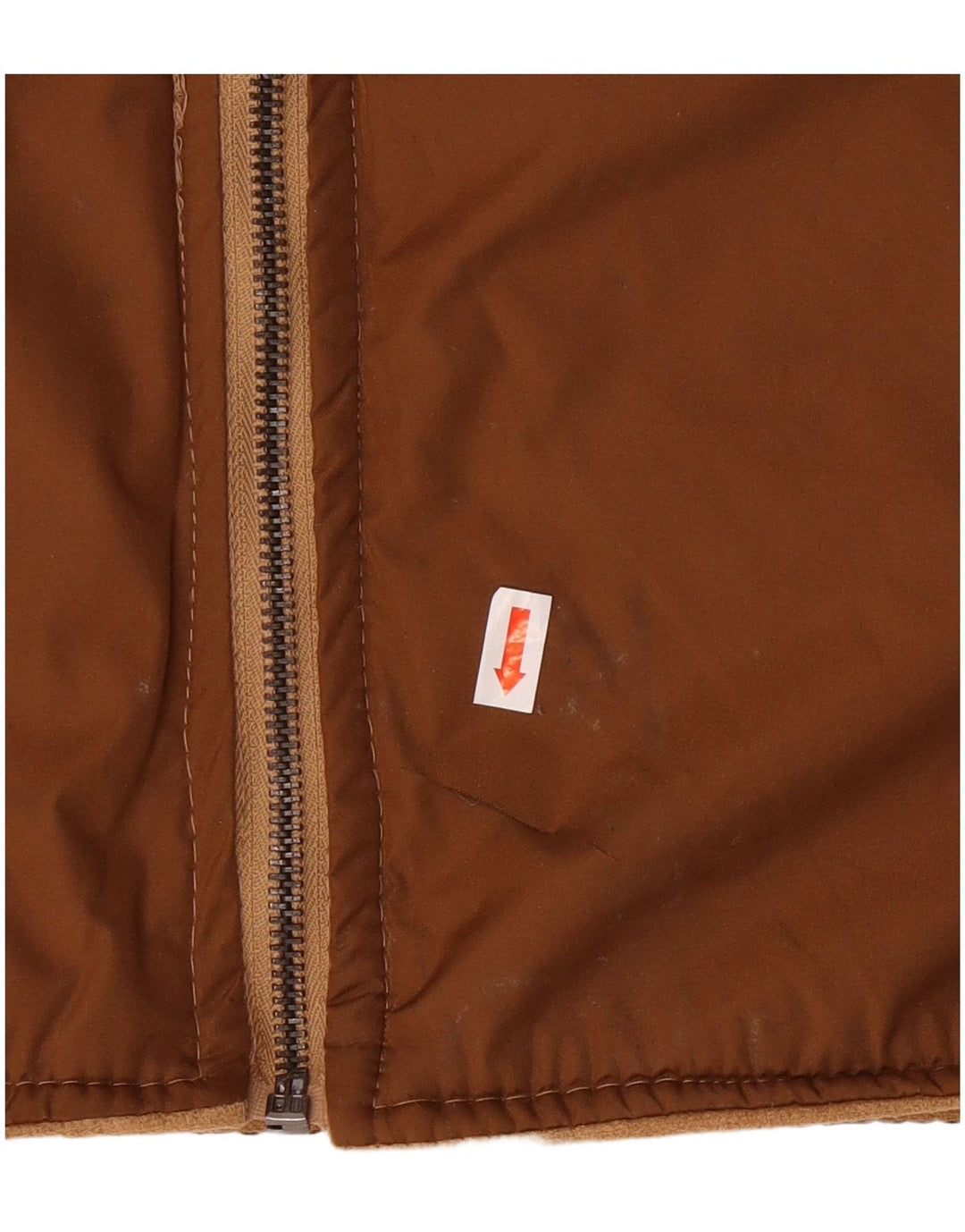 VINTAGE Womens Reversible Jacket UK 18 XL Brown