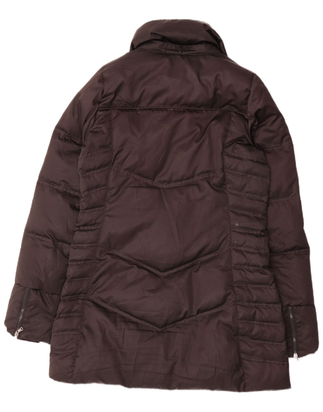 Adidas Damen gepolsterter Mantel UK 12 Medium Schwarz Polyester