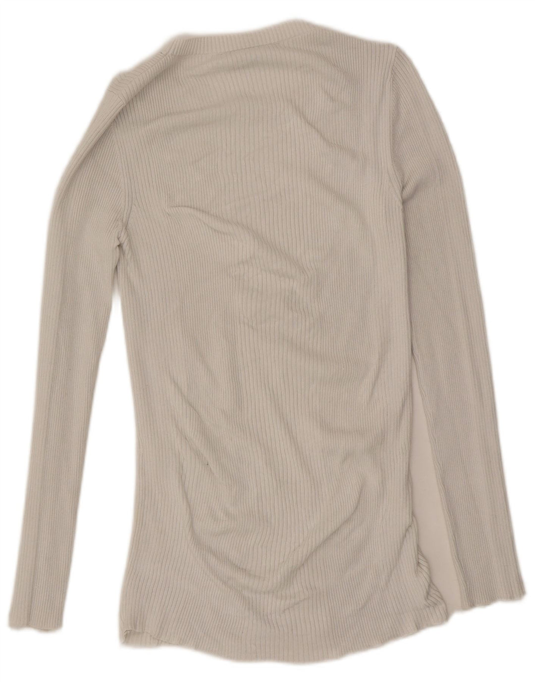 French Connection Damen Top Langarm UK 10 Small Weiß