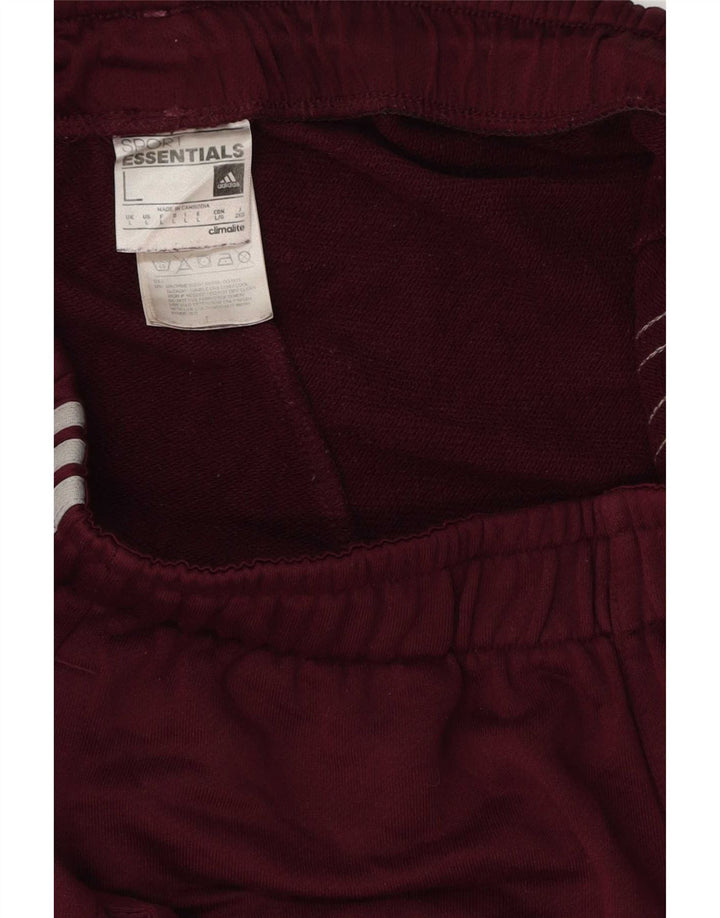 Adidas Herren Climalite Sport Shorts Großes Burgunderrotes Polyester